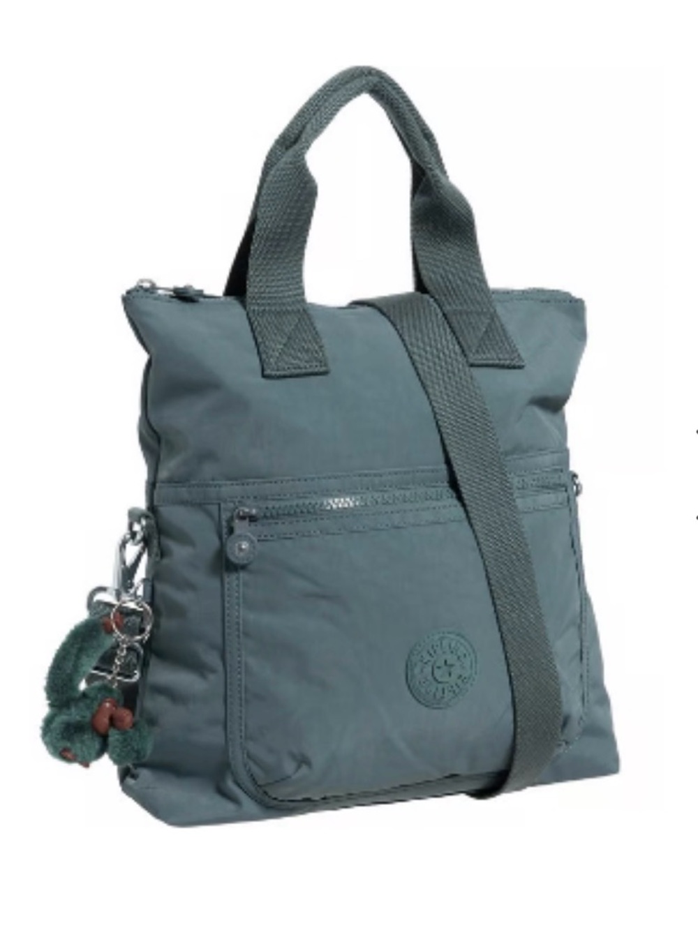 Kipling Women’s Light Aloe Green Eleva Large Convertible Crossbody Tote Bag - Picture 9 of 9